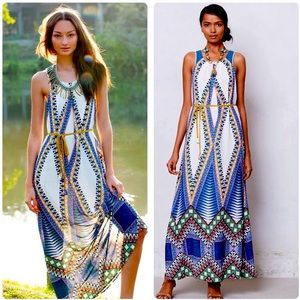Anthropologie Maeve Maxi Dress Patterned 2